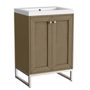 James Martin Chianti 24" Single Bathroom Vanity, Walnut Whisper