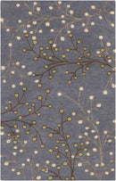 Elsu Brown Beige Wool Rug