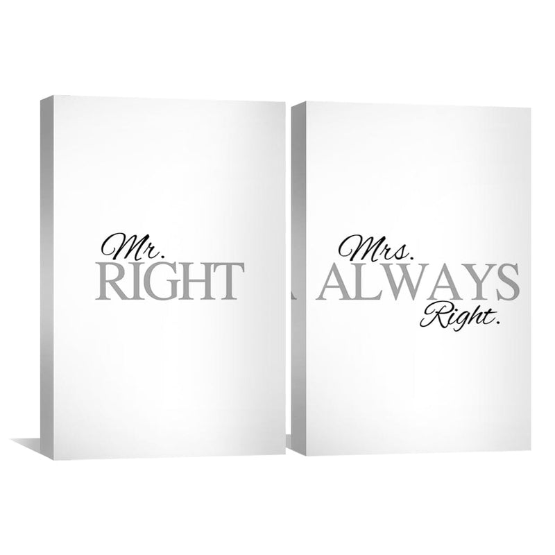 Mrs. Always Right Canvas