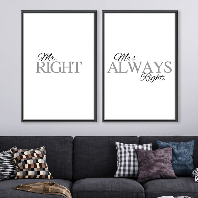 Mrs. Always Right Canvas