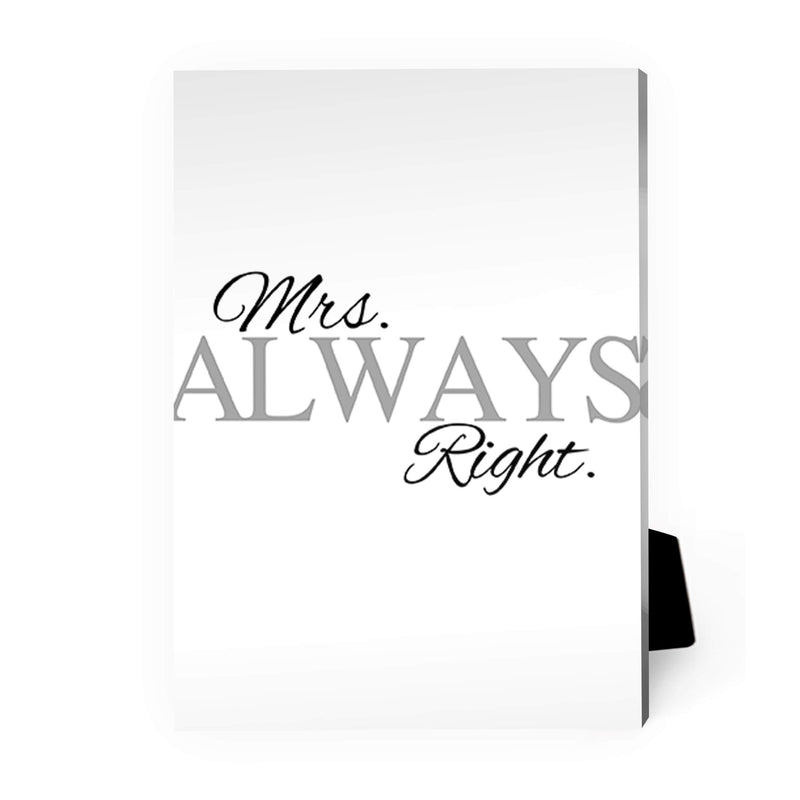 Mrs. Right Desktop Canvas