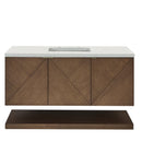 James Martin Marcello 48" Floating Single Bathroom Vanity, Chestnut