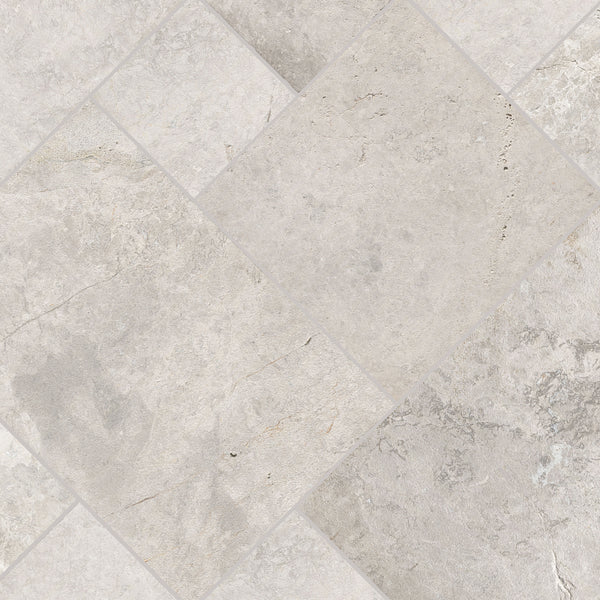 MSI Tundra Gray Marble Pool Coping angled view