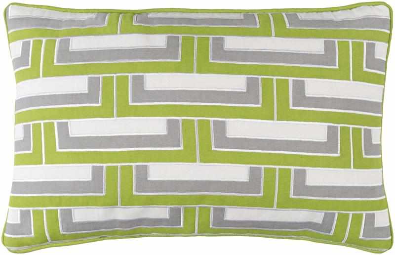 Bent Lime Pillow Cover