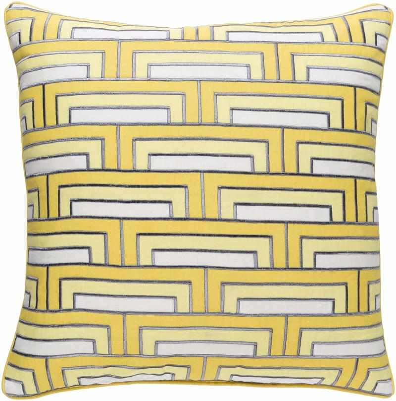 Bent Saffron Pillow Cover