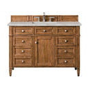 James Martin Brittany 48" Single Bathroom Vanity, Saddle Brown