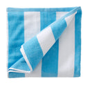Cotton Velour Cabana Stripe Beach Towel - Novia Collection by Great Bay Home