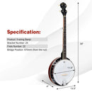 5-String Geared Tunable Banjo with case by LJGDeals
