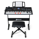 61-Key Electronic Keyboard Piano Set with Full Size Lighted Keys by LJGDeals