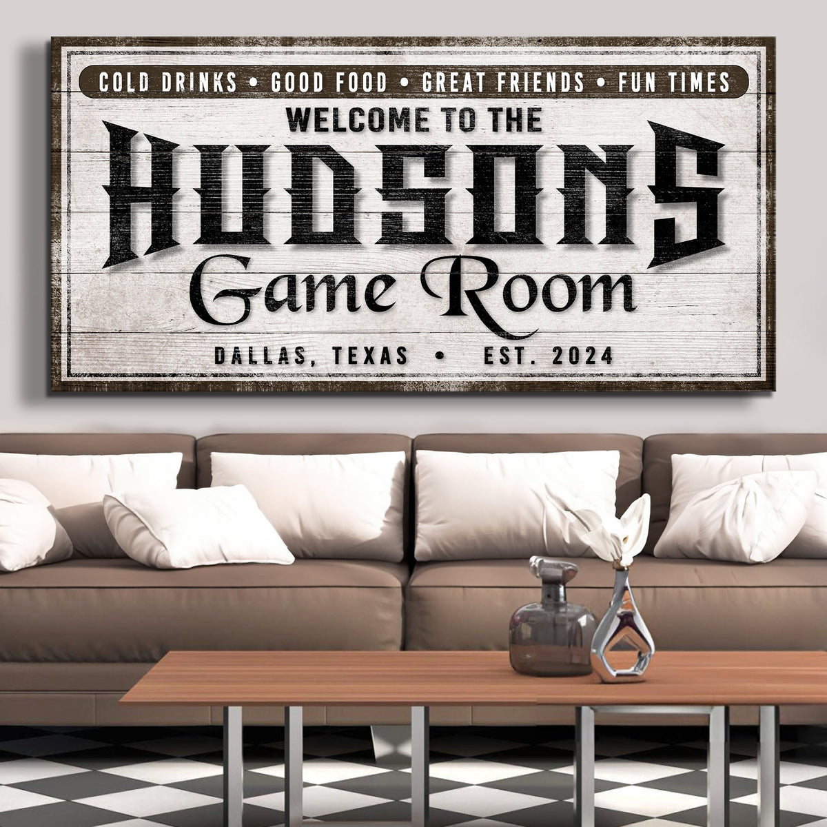 Personalized Game Room Sign IV, photo 2 of 8