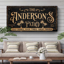 Personalized Patio Sign