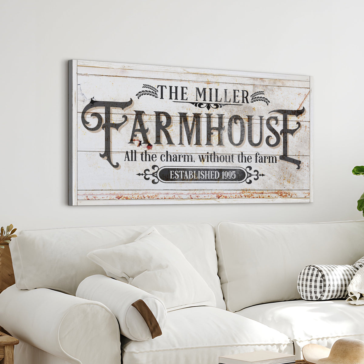 Personalized Farmhouse Sign II, photo 3 of 8