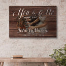 You and Me We Got This Couple Piano Sign