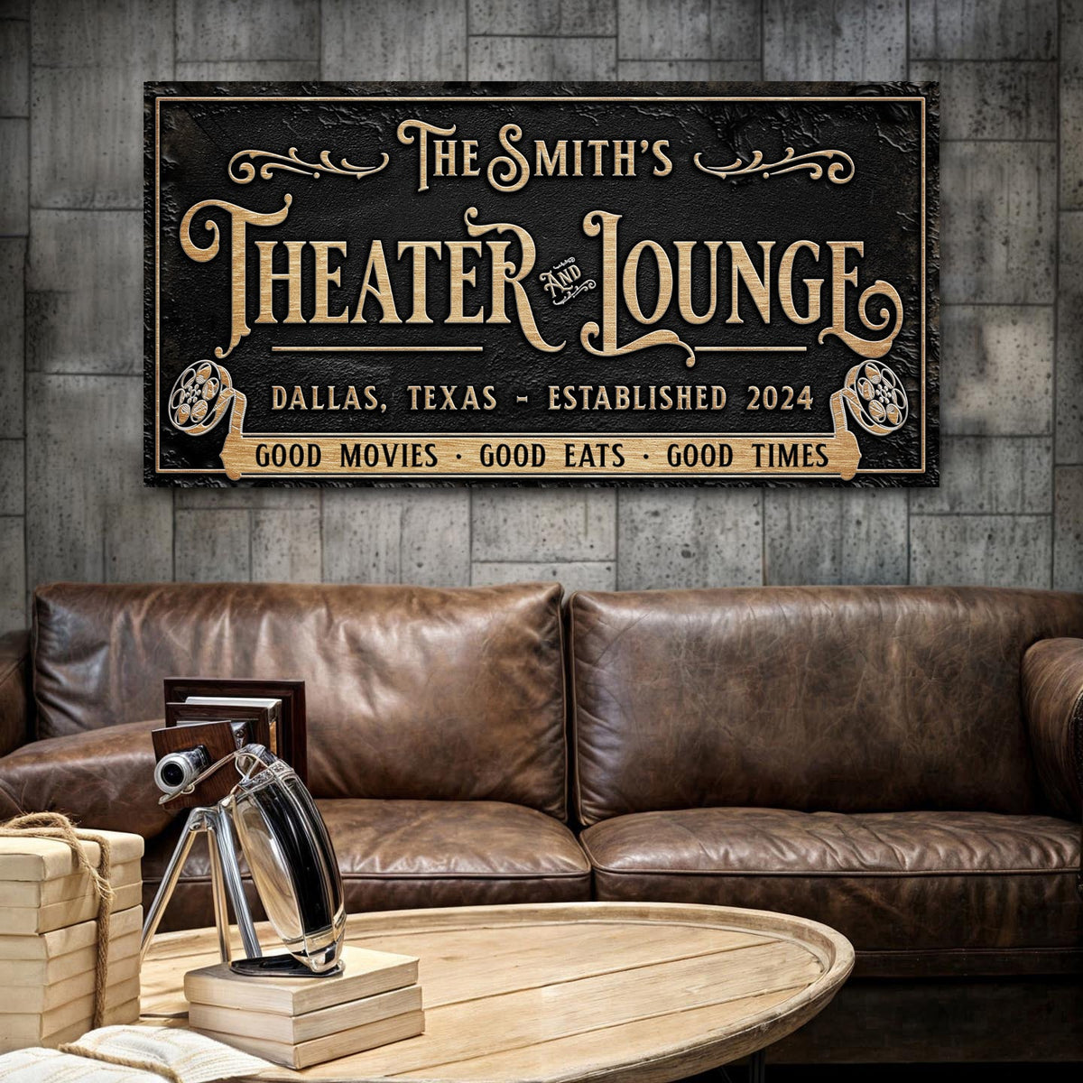 Personalized Theater Sign II, photo 2 of 8