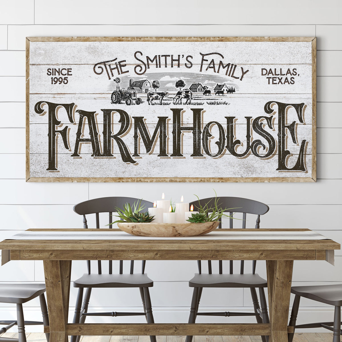 Personalized Farmhouse Sign V, photo 2 of 8