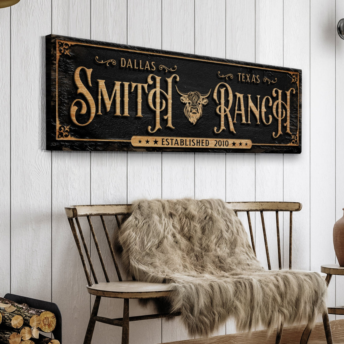 Personalized Cattle Ranch Sign, photo 3 of 8