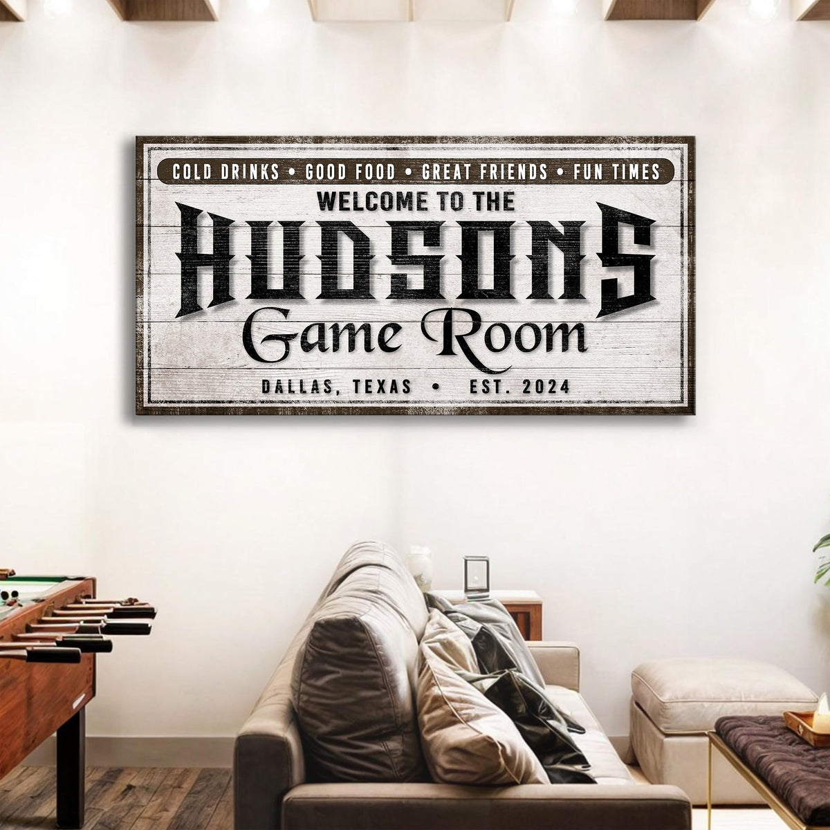 Personalized Game Room Sign IV, photo 3 of 8