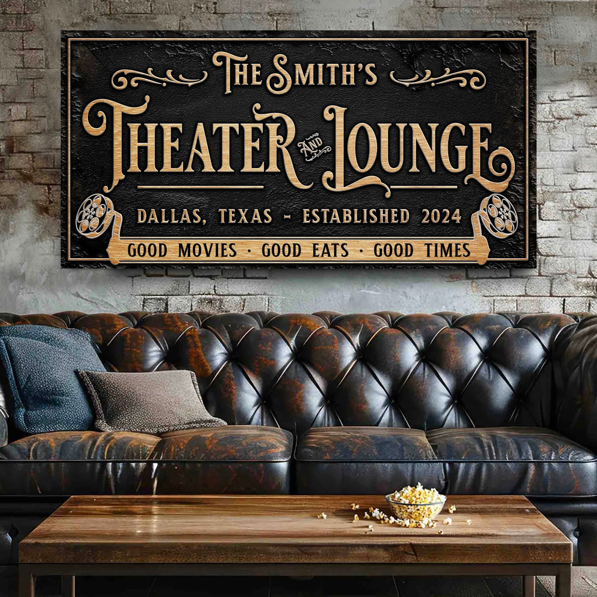 Personalized Theater Sign II, photo 3 of 8