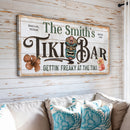 Personalized Tiki Bar Sign