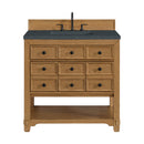 James Martin Malibu 36" Single Bathroom Vanity, Amber Birch