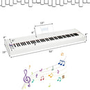 88-Key Full Size Digital Piano Weighted Keyboard with Sustain Pedal by LJGDeals