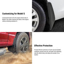 Mud Flaps Splash Guards for Model S/X | 4-Piece Set