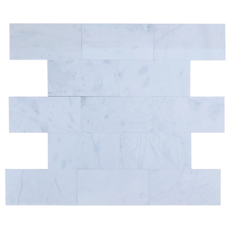 Mugla White Marble Tiles Polished Floor and Wall Tile