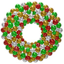 Multi-Color Ball Ornament Wreath by Lee Display