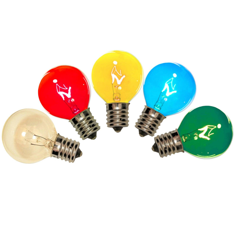 Multi-Color G40 Light Bulbs