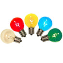 Multi-Color G40 Light Bulbs by Lee Display