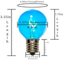 Multi-Color G40 Light Bulbs by Lee Display