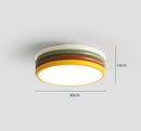 Multi color stack ceiling lamp bedroom led round light by Decorbites