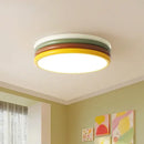 Multi color stack ceiling lamp bedroom led round light by Decorbites
