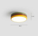 Multi color stack ceiling lamp bedroom led round light by Decorbites
