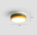 Multi color stack ceiling lamp bedroom led round light by Decorbites