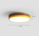 Multi color stack ceiling lamp bedroom led round light by Decorbites
