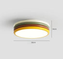 Multi color stack ceiling lamp bedroom led round light by Decorbites