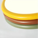 Multi color stack ceiling lamp bedroom led round light