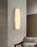 Multi Layer Stacked Alabaster Wall Lamp