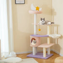 Multi-level Cat Tower with Sisal Covered Scratching Posts by LJGDeals