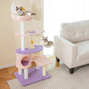 Multi-level Cat Tower with Sisal Covered Scratching Posts by LJGDeals