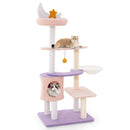 Multi-level Cat Tower with Sisal Covered Scratching Posts by LJGDeals