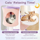 Multi-level Cat Tower with Sisal Covered Scratching Posts by LJGDeals