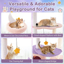 Multi-level Cat Tower with Sisal Covered Scratching Posts by LJGDeals