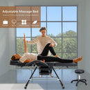 Multi-Purpose 3-Section Adjustable Massage Tattoo Chair With Stool (SAK35617) by SAKSBY WHOLESALE