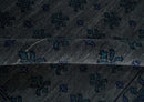 Gray and Blue Traditional Hand Knotted Antique Style low Pile Custom Made Wool Area Rug