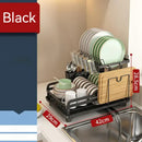 GobekUsa Kitchen Bowl Rack & Utensil Holder with Drainboard and Knife Slots