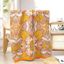 GobekUsa Gauze Flower Bath Towel 80x160cm - Quick-Drying & Absorbent
