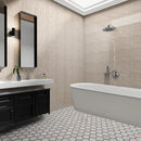 Multicolor Honed Marble Mosaics 8 1/2x11