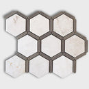 Multicolor Honed Marble Mosaics 8 1/2x11